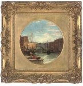 A View Towards The Rialto Bridge by James Holland