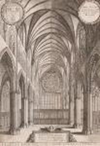 Church Interior by Wenceslaus Hollar