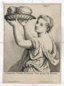 Titian's Daughter by Wenceslaus Hollar