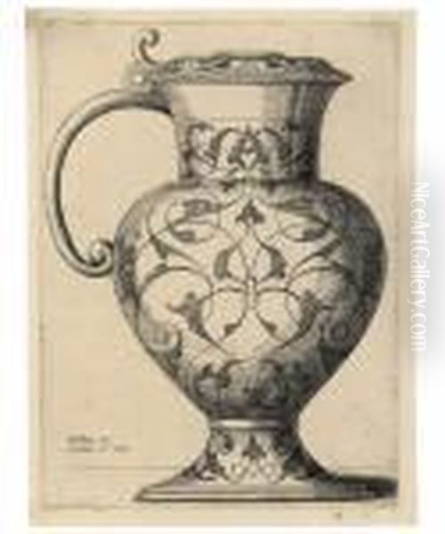 Jug With Arabesques - view 1