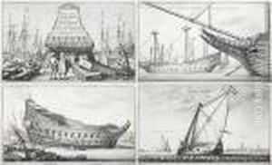 Navium Variae Figurae Et Formae (pennington 1261-72) by Wenceslaus Hollar