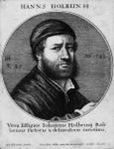 Bildnis Hans Holbein by Wenceslaus Hollar