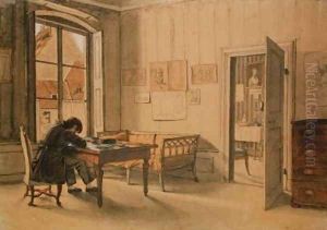 Erwin Speckter in his Munich Home by Carl Julius Milde