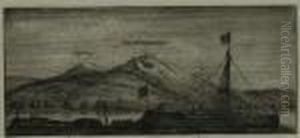 Drachenfels by Wenceslaus Hollar