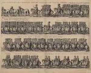 The Cavalcade Of His Majesties Passingthrough The City Of London
