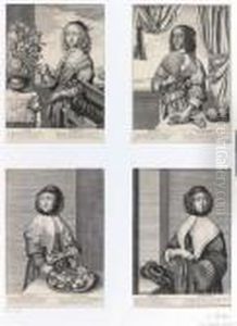 Les Quatres Saisons by Wenceslaus Hollar