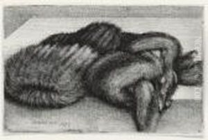 Muff And Fur Stole by Wenceslaus Hollar