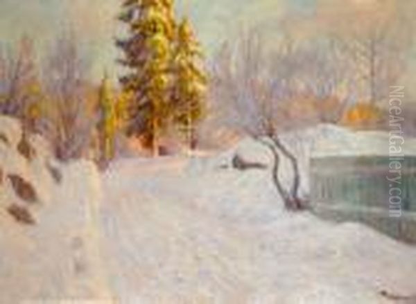 Vinterlandskap 1918 - view 1