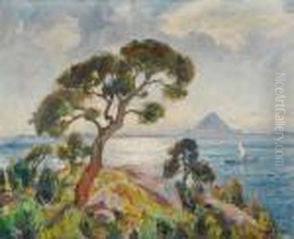 Kystlandskap Med Seilbat Fra Nord-norge - view 1