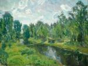 Vaskeplass 1907 by Thorolf Holmboe