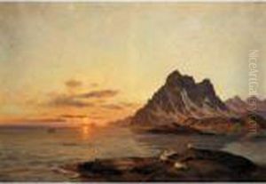Midnight Sun At The North Cape