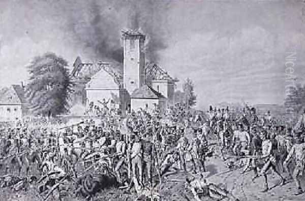 The Battle of Waterloo - view 1