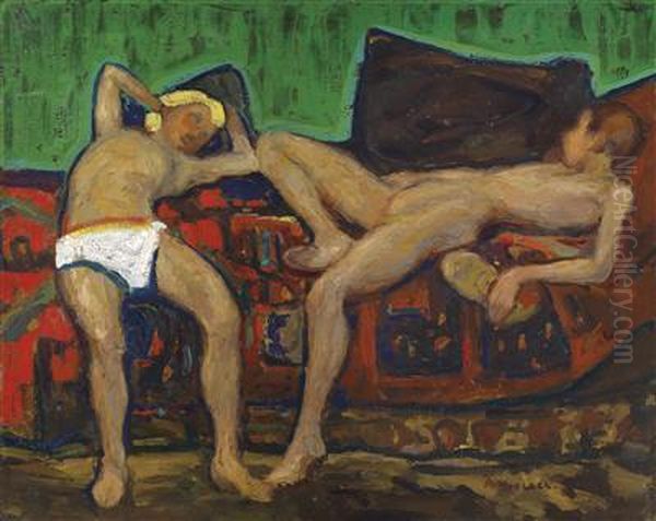 Two Resting Nudes - view 1