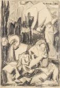 Anbetung by Adolf Hoelzel