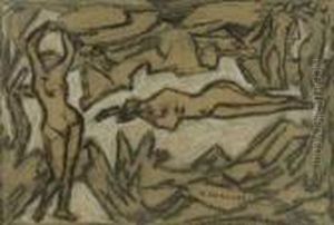 Ohne Titel. by Adolf Hoelzel