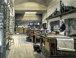 Sergeant Anderson in the Basement Laboratory 1852