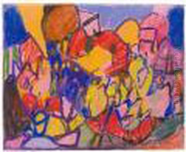 Komposition - Figuren In Landschaft (composition: Figures In A Landscape) - view 1