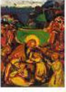 Lasset Die Kindlein Zu Mir Kommen (suffer The Little Children To Come Unto Me) by Adolf Hoelzel