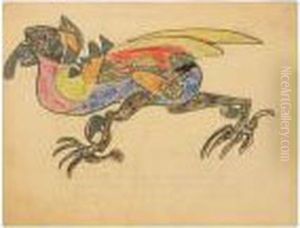 Marchenvogel (fairy-tale Bird) by Adolf Hoelzel