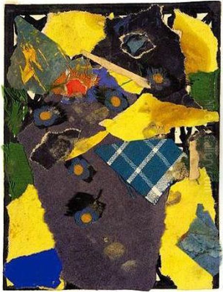 Collage - Klebebild Abstrakt (collage: Abstract Accreted Image) - view 1