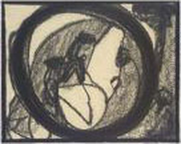 Schwarz Umrandete Kreiskomposition (black-bordered Circular Composition) - view 1