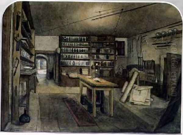 Faradays Electro-magnetic Laboratory 1852 - view 1
