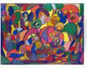 Figurenteppich Mit Runden Formen (pattern Of Figures With Round Forms)