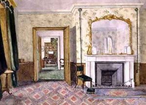 Michael Faradays flat at the Royal Institution 1850-55 by Harriet Jane Moore