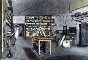 Faradays Magnetic Laboratory 1852 by Harriet Jane Moore