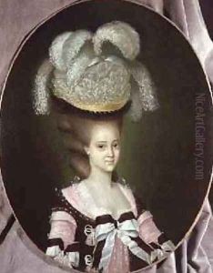 Portrait of a Lady in a Hat by J. Mulnier