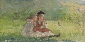 Listening To The Birds by Winslow Homer