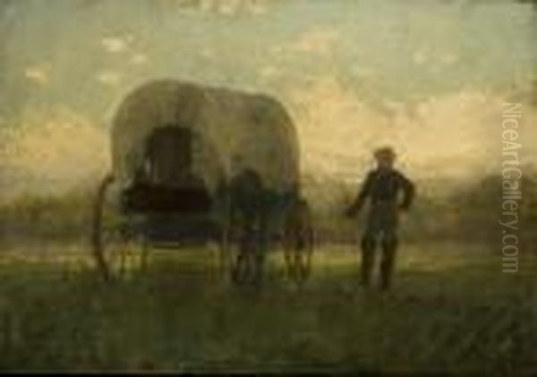 The Supply Wagon And Driver - view 1