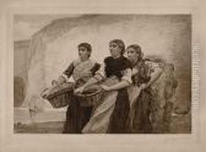 Voices From The Cliff. by Winslow Homer
