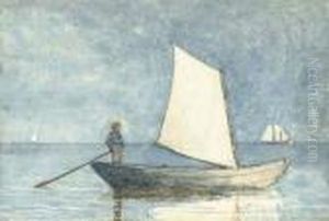 Sailing A Dory by Winslow Homer