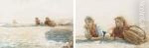 The Breakwater by Winslow Homer