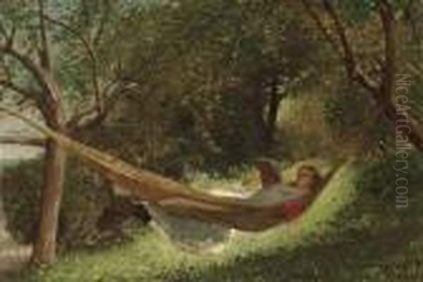 Girl In The Hammock - view 1