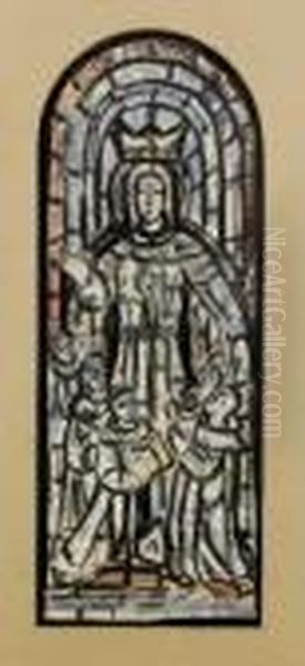 Design For Stained Glass Window - view 1