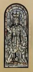 Design For Stained Glass Window by Evie Sydney Hone
