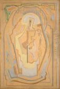 Abstract - Mother & Child by Evie Sydney Hone