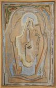 Madonna & Child - Abstract Composition by Evie Sydney Hone