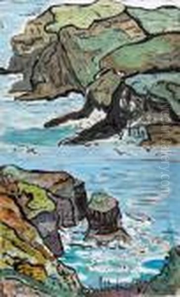 Sea Cliffs And Rocks - view 1