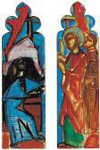 Early Studies Towards Jairus' Daughter,washington Cathedral - view 1