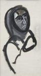 Mary Magdalene Study by Evie Sydney Hone