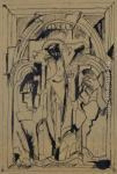 Crucifixtion With Saints - view 1