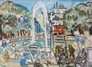 In The Luxembourg Gardens by Evie Sydney Hone