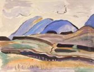 Bog, Roundstone, Connemara by Evie Sydney Hone
