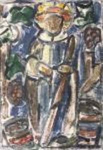 St. Vincent Of The Vineyards by Evie Sydney Hone