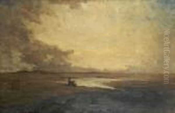 Malahide Sands With Figures - view 1