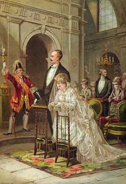 Wedding in a Church 1874 - view 1