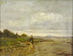 Boy On A Donkey by Nathaniel Hone